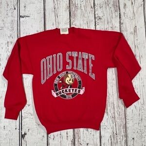 Vintage Boys Kids Ohio State University Buckeyes 1980s Sweatshirt